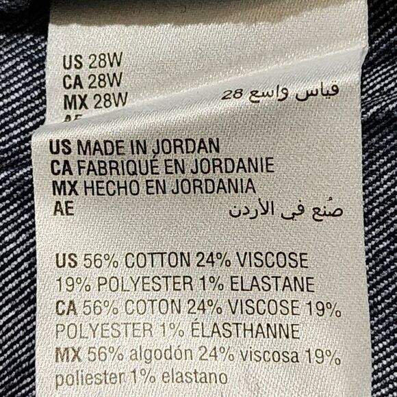 Charter Club‎ Plus Size Cambridge Slim Leg Stretch Blue Denim Pull On Pants 28W - Picture 10 of 16